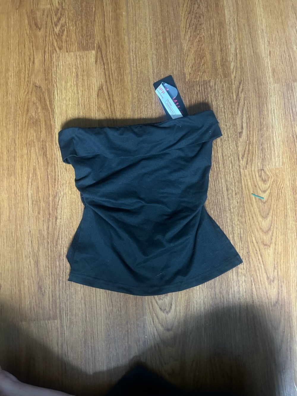 Black Strapless Top